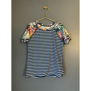 Athleta Girl Hawaiian Print Swim Shirt